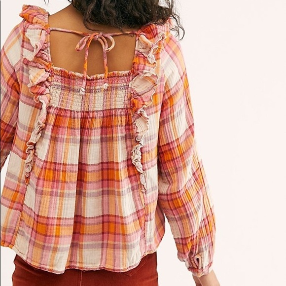 NWT Wee The Free Medium Siena Plaid Pullover - Picture 3 of 9